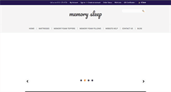 Desktop Screenshot of memorysleep.co.uk